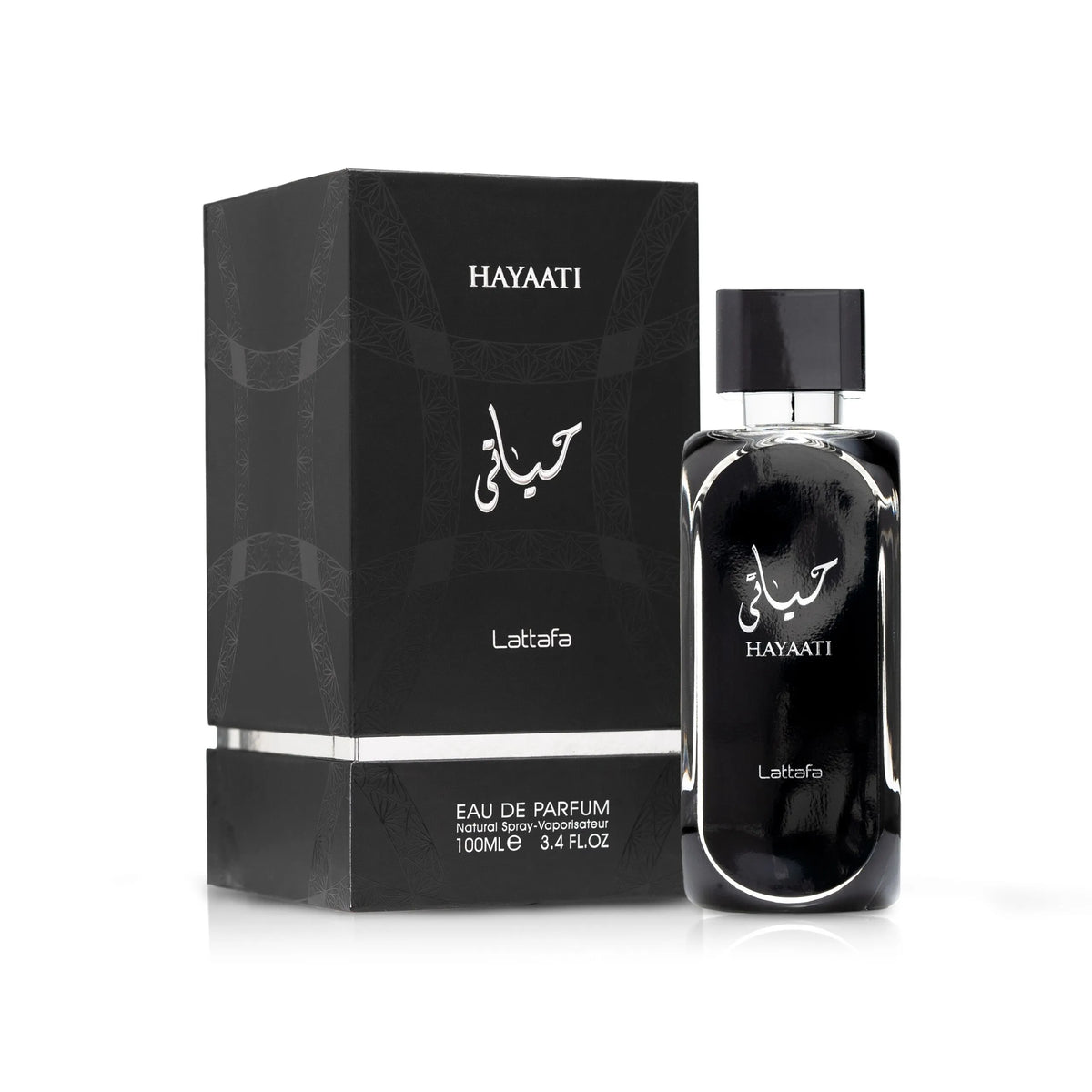 Lattafa Hayati Black عميق وداكن وغامض — الحرمين مصر