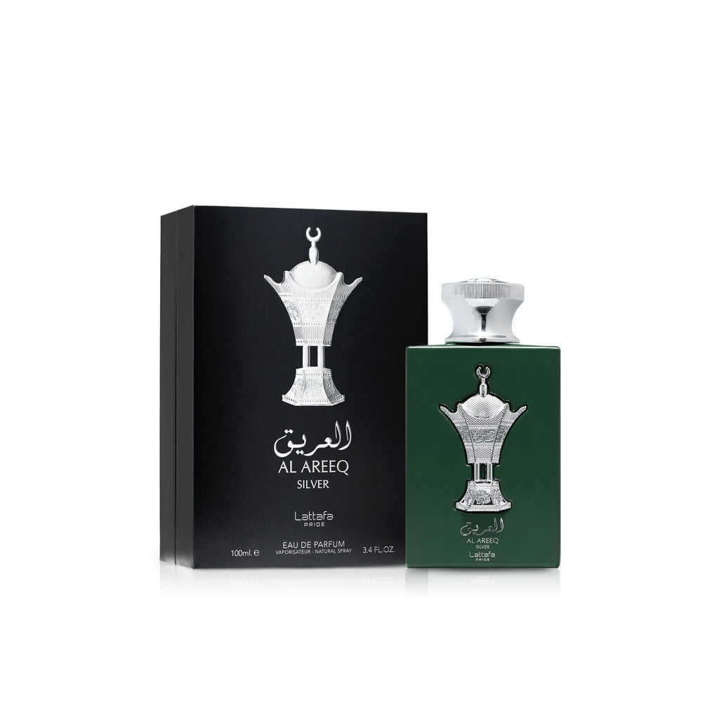 Lattafa Pride Al Areeq Silver منعش وعريق بلمسة فضية — الحرمين مصر
