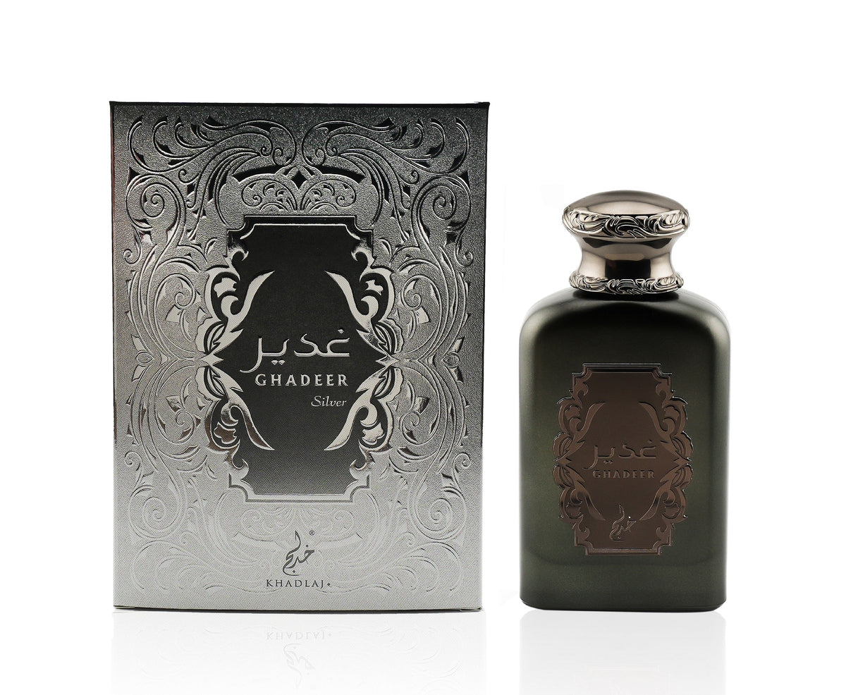 Khadlaj Ghadeer Silver برغموت ولوتس وياسمين وصندل — الحرمين مصر