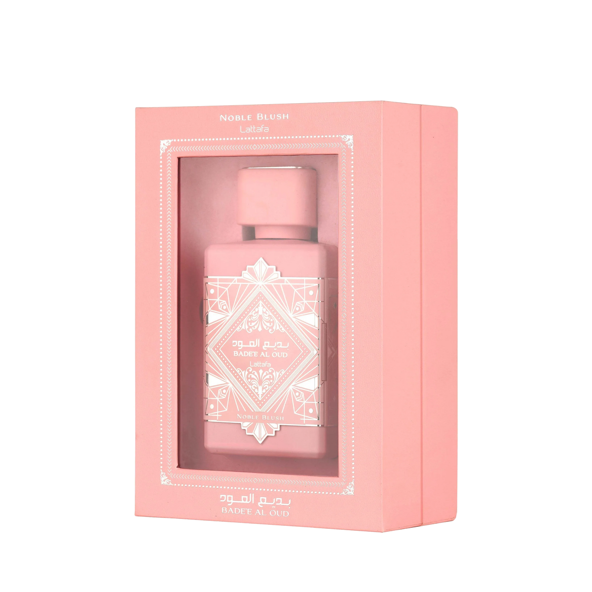 Lattafa Badee Al Oud Noble Blush ورد وعود وأريج نبيل — الحرمين مصر
