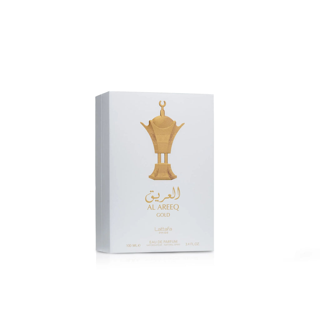Lattafa Pride Al Areeq Gold دافئ وعنبري بأصالة — الحرمين مصر