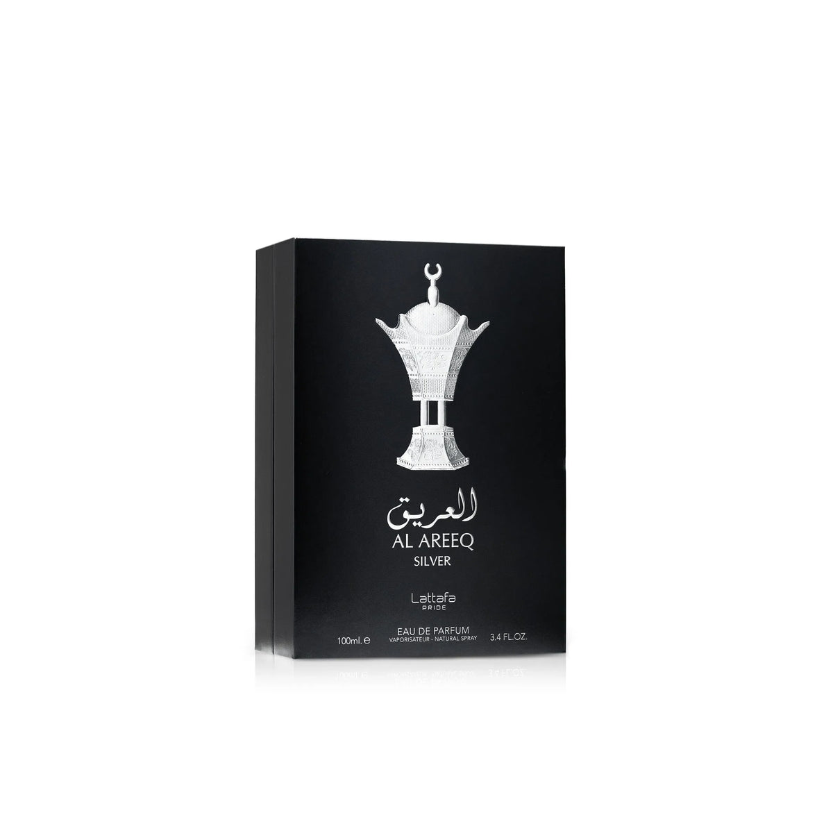Al Areeq Silver Lattafa Pride زجاجة فضية