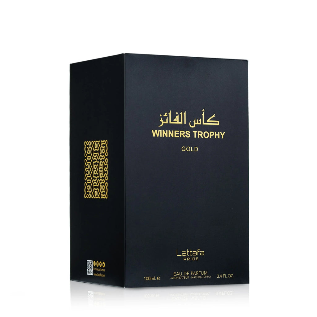 Winners Trophy Gold Lattafa Pride زجاجة ذهبية
