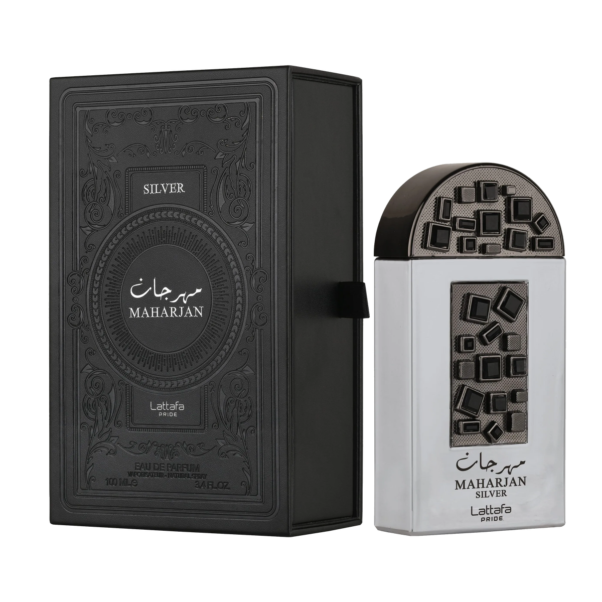 Maharjan Silver Lattafa Pride زجاجة فضية