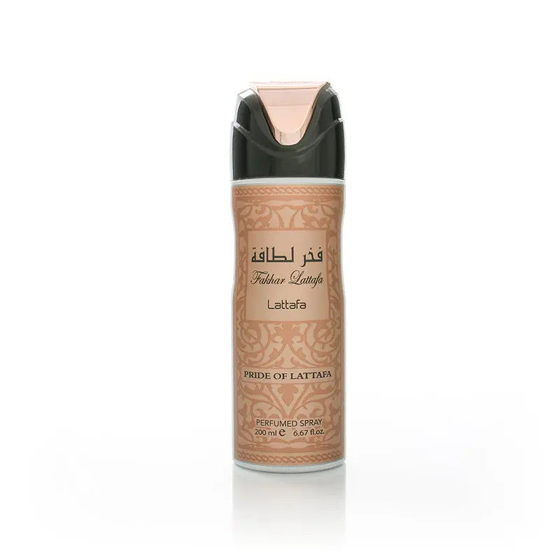 بخاخ لطافة فخر وايت 200ml — Lattafa Fakhar White Perfumed Spray الحرمين مصر