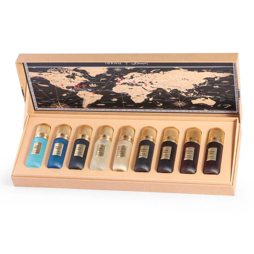 كوليكشن ابراق توباكو بوكس 9 عطور — IBRAQ Tobacco Box Collection