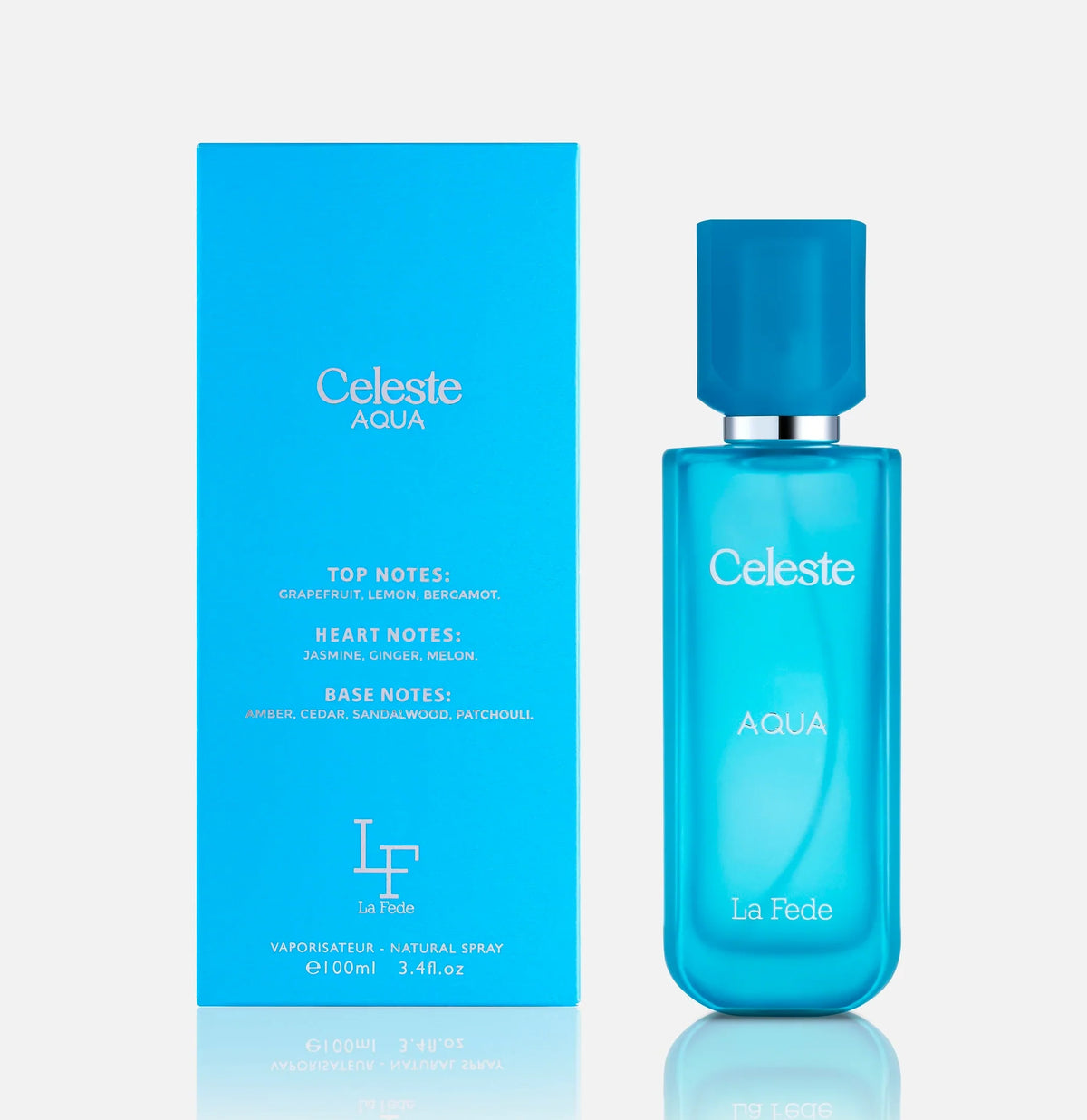 Celeste Aqua Khadlaj زجاجة زرقاء