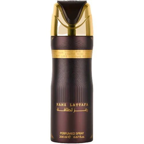 بخاخ لطافة رمز جولد 200ml — Lattafa Ramz Gold Perfumed Spray الحرمين مصر