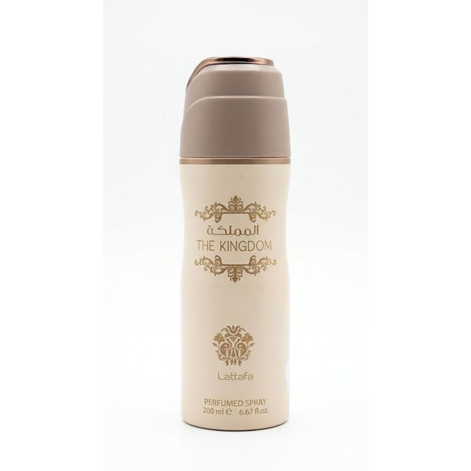 بخاخ لطافة الملكوت 200ml — Lattafa The Kingdom Perfumed Spray الحرمين مصر
