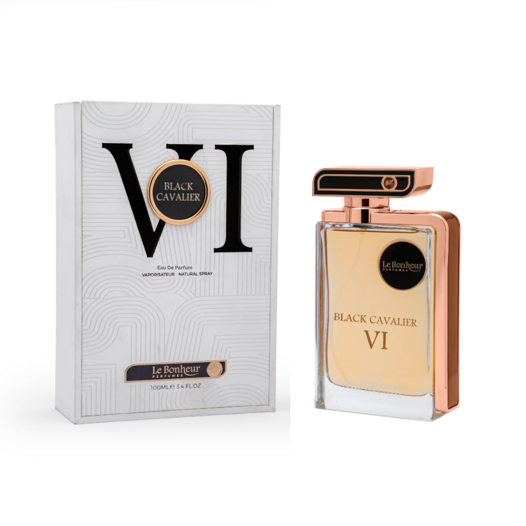 Black Cavalier VI Le Bonheur زجاجة داكنة
