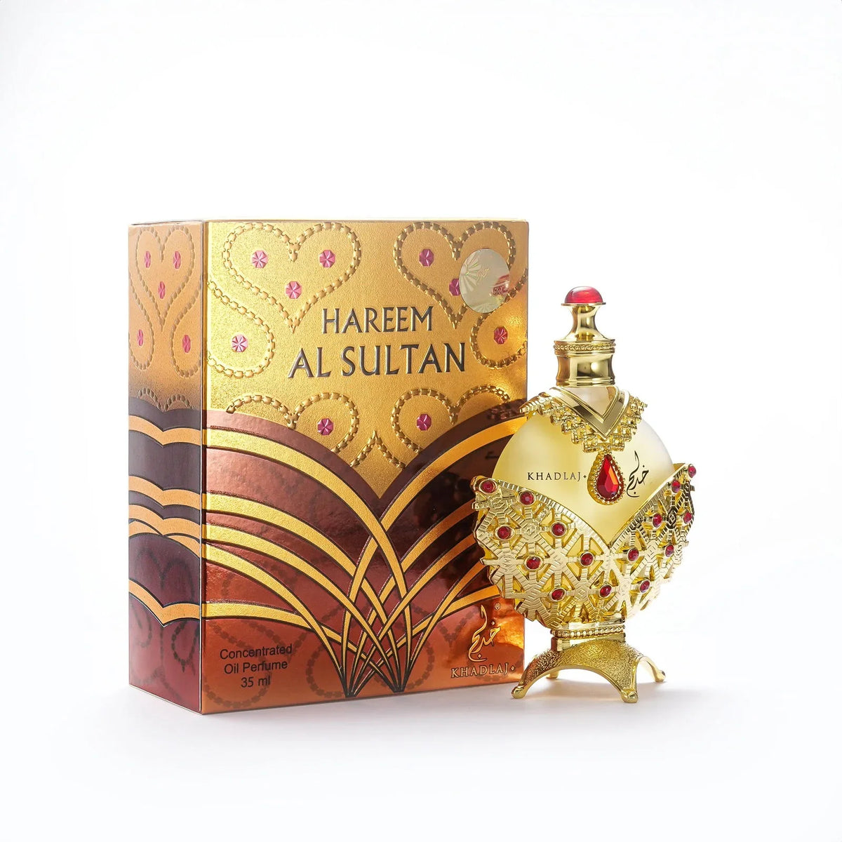 Khadlaj Hareem Sultan Gold 35ml حجم السفر — الحرمين مصر