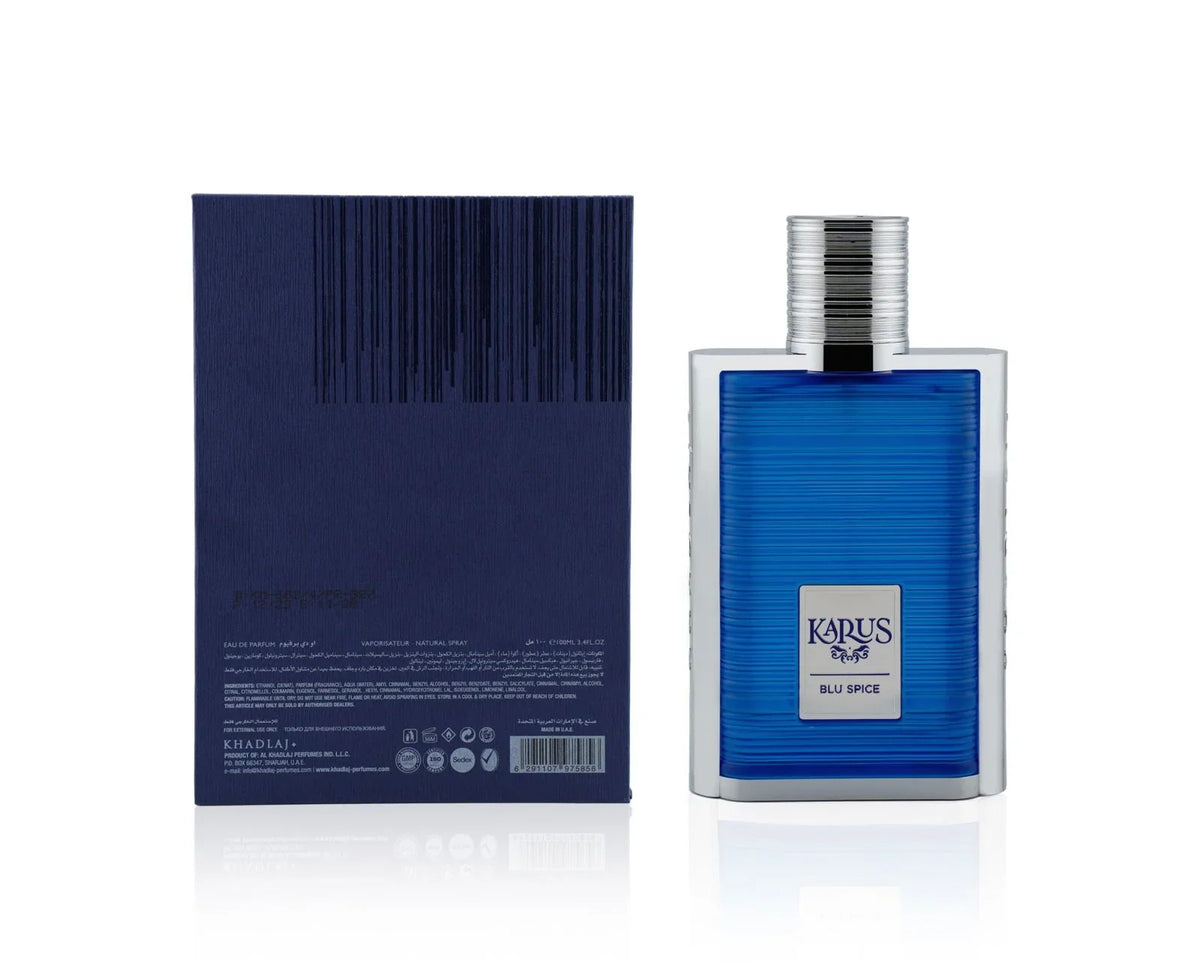 Karus Blue Spice زجاجة زرقاء