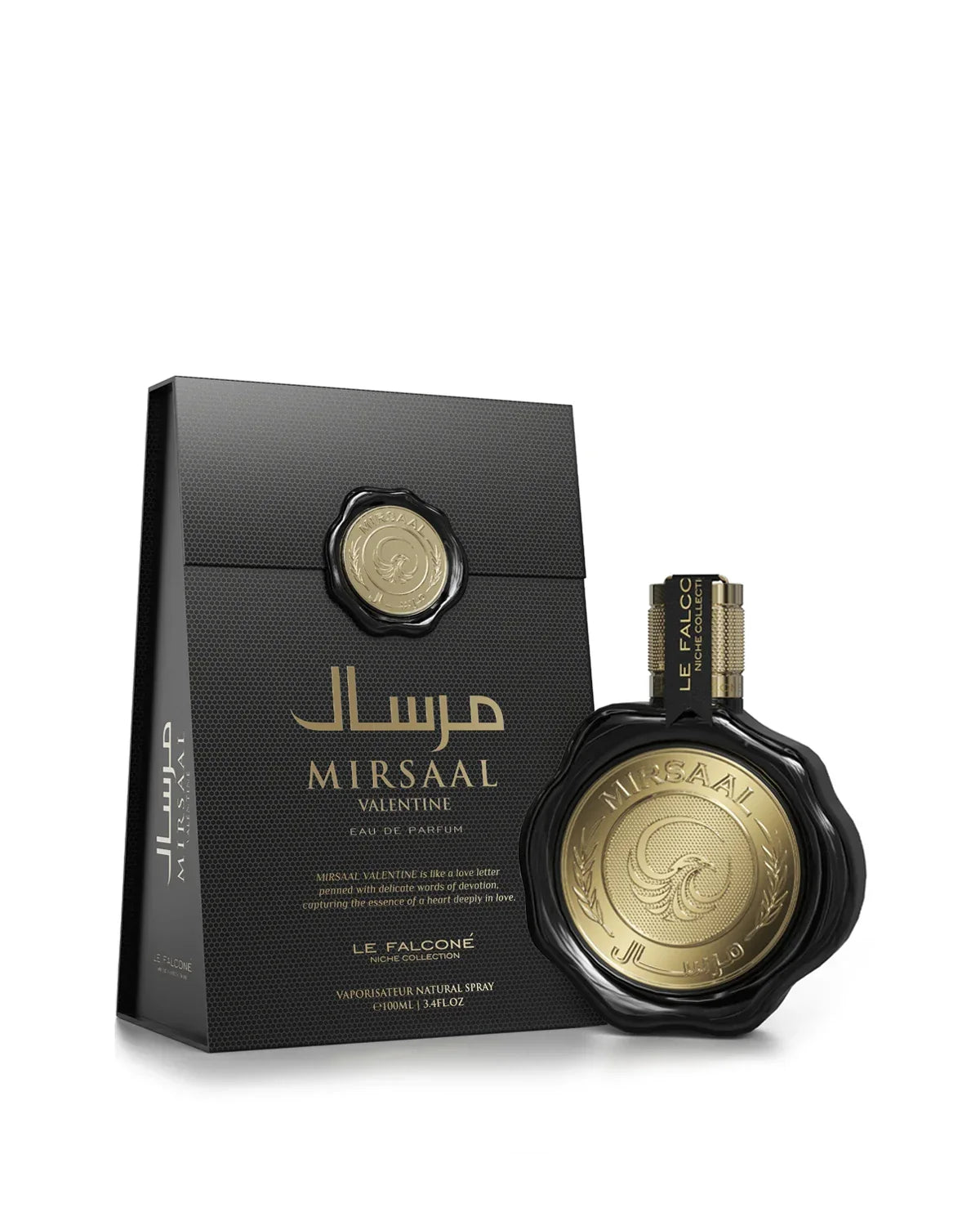 Mirsaal Valentine Le Falcone زجاجة وردية