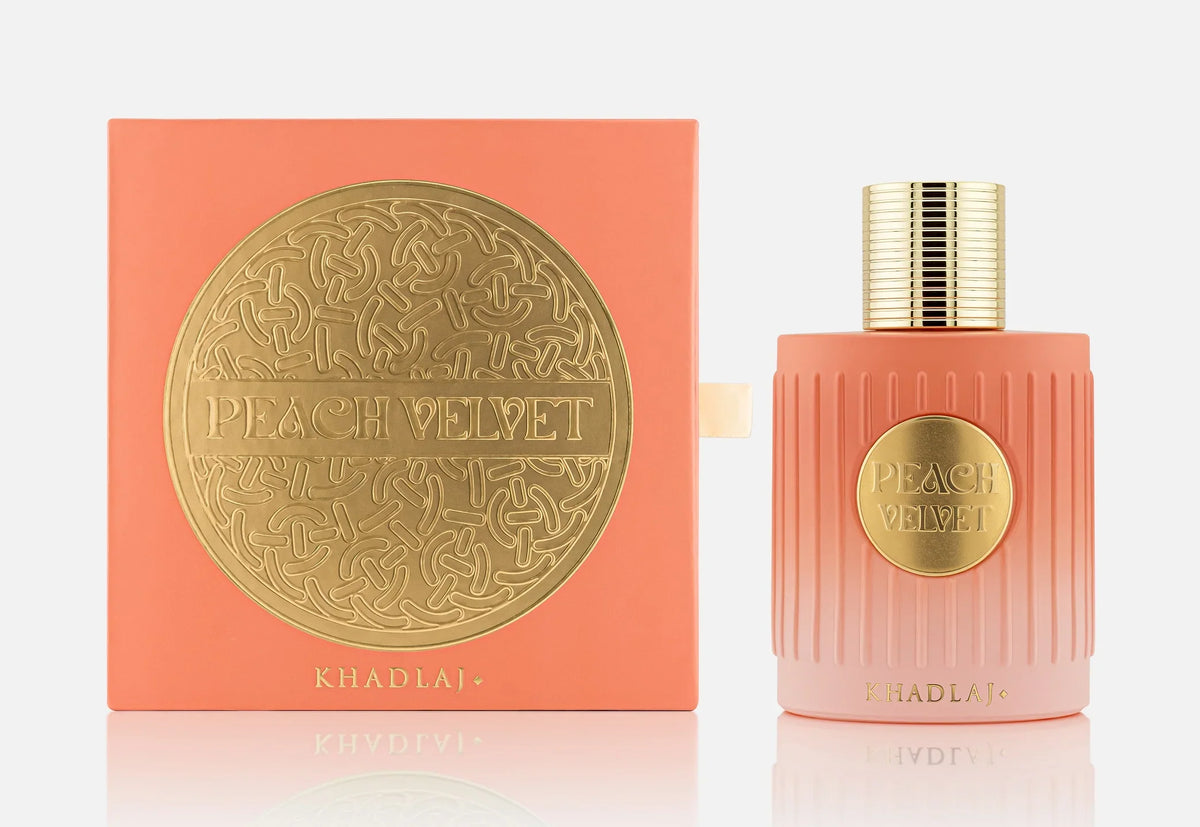 Peach Velvet Khadlaj زجاجة خوخية