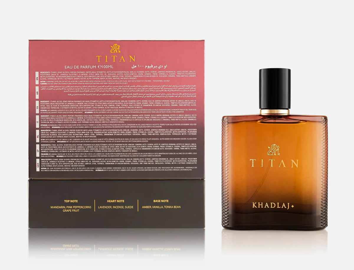 Titan Khadlaj زجاجة رجالية داكنة