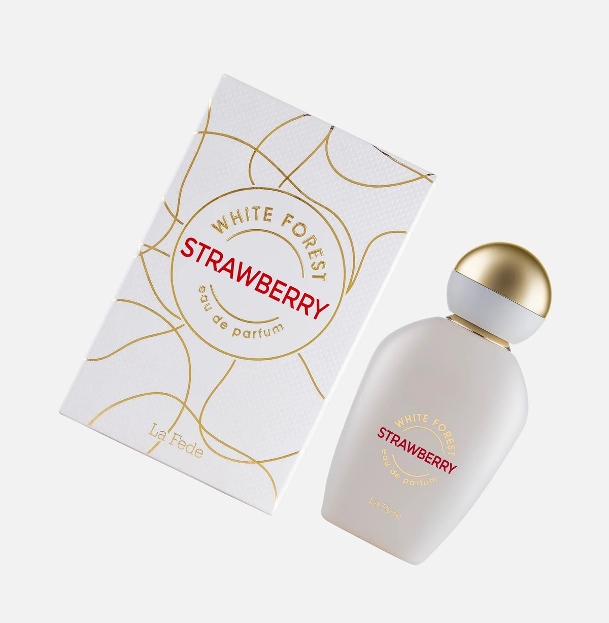 White Forest Strawberry Khadlaj زجاجة حمراء