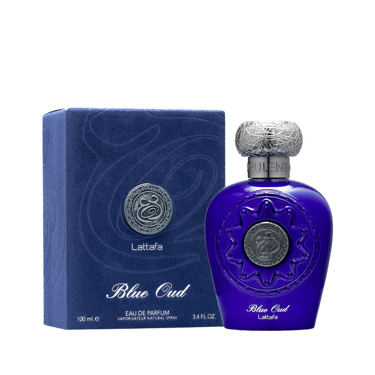 Blue Oud Lattafa زجاجة زرقاء
