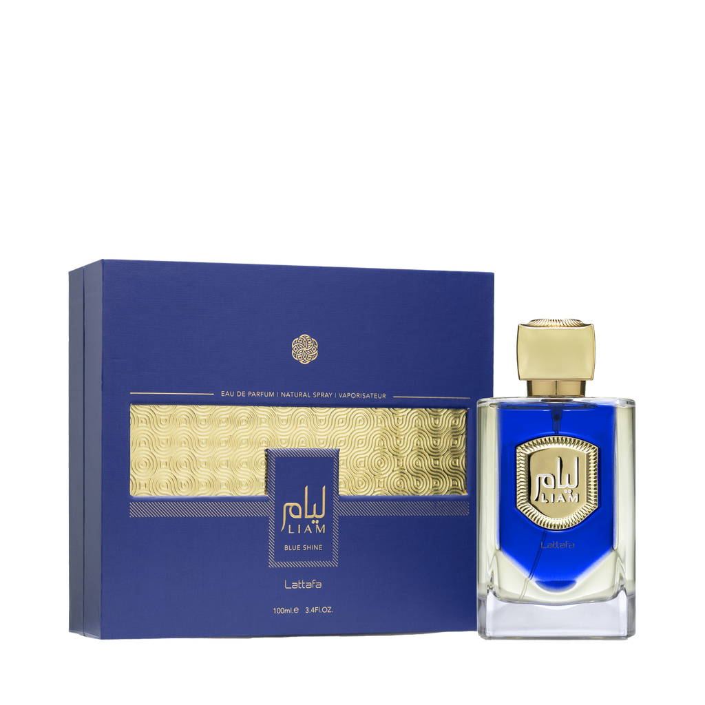 Lattafa Liam Blue Shine حمضي وخشبي ومسك — الحرمين مصر